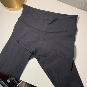 Full Length solid black lululemons